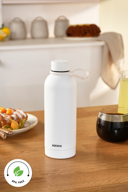 Karaca Aly Soft Touch Çelik Sızdırmaz Termos 500 ml Beyaz - Fiyatı