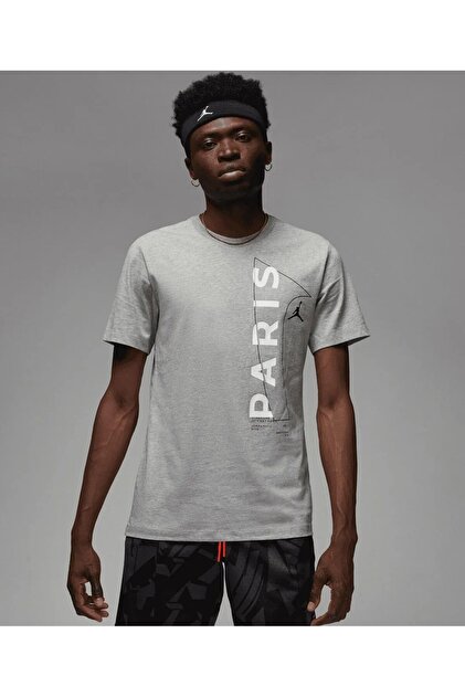 Nike Air Jordan Paris Saint Germain Mens Tee Grafik Baskılı Erkek