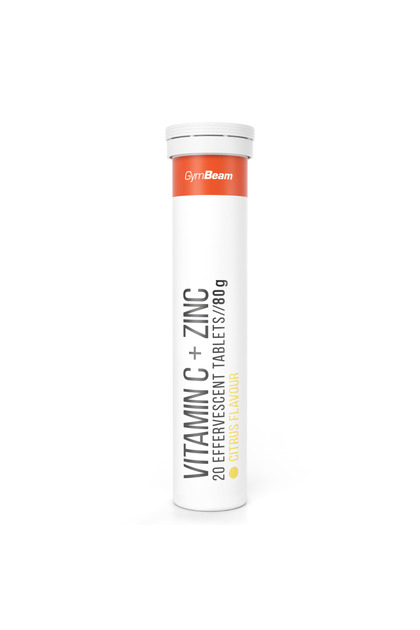 Vitamina C + Zinc efervescent, 20 comprimate, citrice