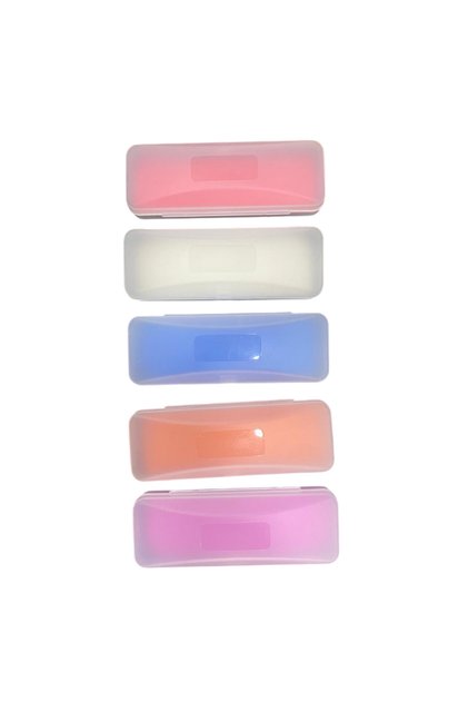 Glasses Box Transparent 5 Pieces