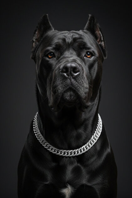 İncili Köpek Kolye- Tasma - Collar