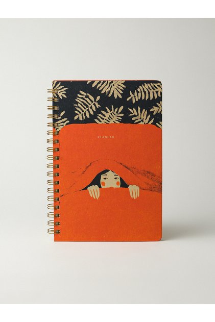 Lery Spiralli Planlı Defter (16 x 24 cm)