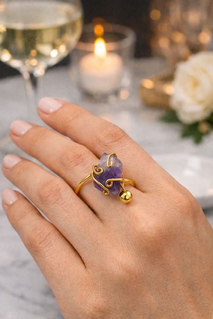 Elara Women's Natural Stone Ring