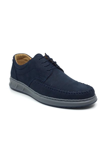 100% Genuine Leather Orthopedic Men's Summer Comfortable Daily New Season Rok Lace-Up Shoes 40-45
