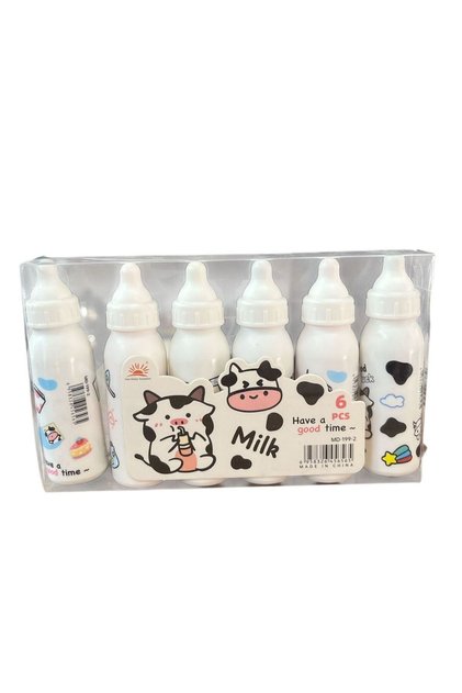 Milk Baby Bottle Highlighter Pen 6 Colors Md-199-2