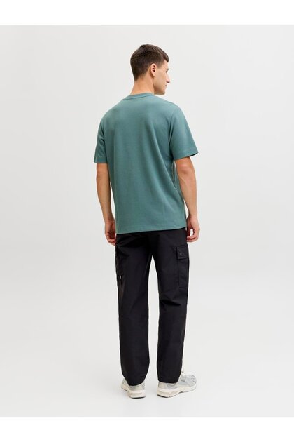 Jack & Jones JACK JONES Erkek Kabartma Yazı Desenli Tişört