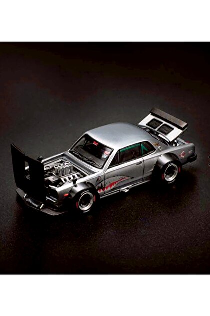 pop race 1 CHASE Skyline GT-R V8 Drift (Hakosuka) Metallic Silver