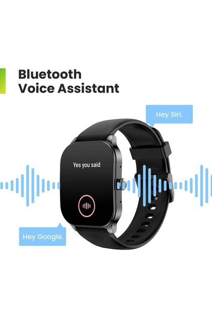 Pop 3S Smart watch, 1.96" HD AMOLED Display, Up To 12 Days, Bluetooth v5.2, AI Voice Assistance, 100