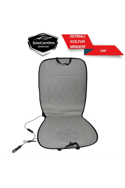caralp Car Interior Seat Heater Auto Heated Seat Cushion with Cigarette  Lighter Port Heat Adjustable Gray 12V 1 Piece- Trendyol