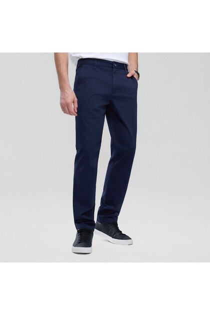 Men's Low Rise Slim Tapered Khaki Pant