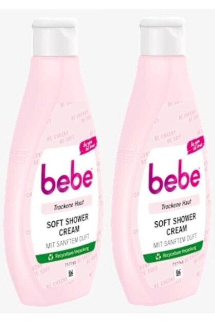 Bebe Young Care Soft Shower Cream, Gel 250ml X 2 Pcs