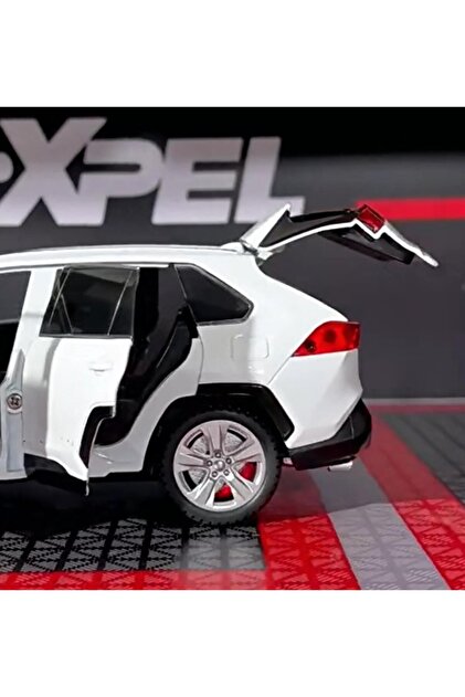 【超希少貯金箱】「ACTION PLATINUM SERIES」1:24スケール Asya Oyuncak Kutulu Koleksiyon 1 / 24 Ölçek Toyota RAV4 Beyaz