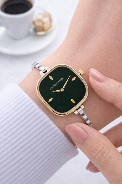 U.S. Polo Assn. Thin Waterway Special Design Steel Cord 2 Year Warranty Female Wristwatch U02158.4