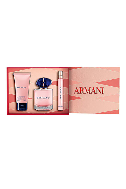 Giorgio Armani My Way Edp Kadın Parfüm Seti 90 ml + 10 ml + Vücut