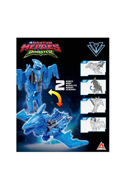 Mega Oyuncak Mega Quantum Heroes Dinoster Dönüşen Jaymin Ptera Bot