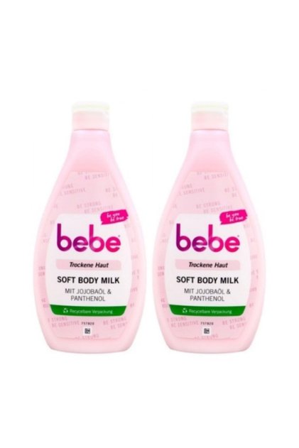 Bebe Young Care Soft Body Milk 400 ml X 2 Pieces
