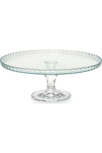 Pasabahce Provence Footed Round Server 322mm – Glass Cake Stand