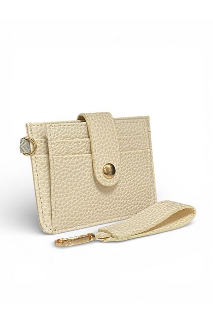 Women's Stylish Vegan Leather Medium-Sized Gift Wallet & Card Holder with Snap Fasteners and Additional Accessories
