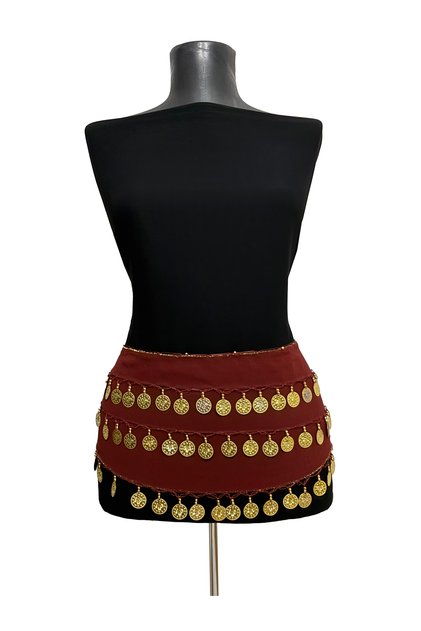 3810 Şakira Dancer Belt – Belly Dance Waist Belt – Sequined Stage Accessory