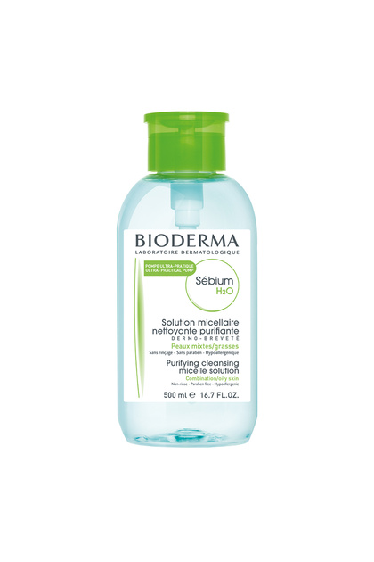 Bioderma, Sebium H2O, Ενεργά Συστατικά, Καθαριστικό, Μικυλλιακό Νερό, Για Μικτό έως Λιπαρό Δέρμα, 5