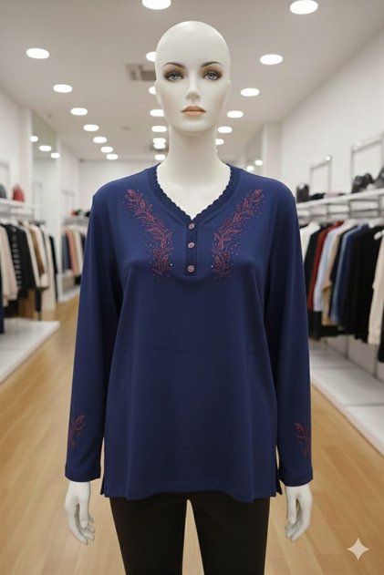 Embroidery Detail Blouse