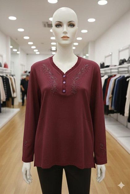 Embroidery Detail Blouse