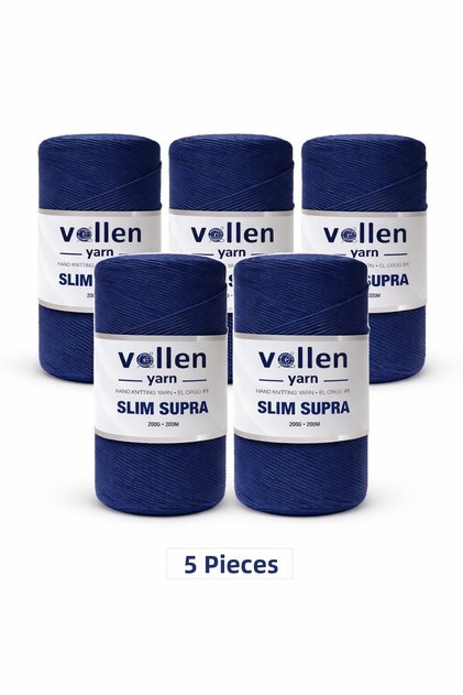 Slim Supra Macrame Rope Waxed Pase Rope 200Gr 200Mt 5-Pack Bag Rope