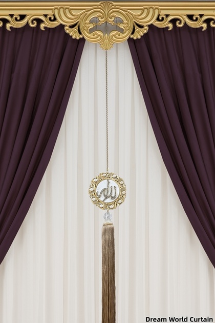 Special Design Allah Written Curtain Pendant Ornament Curtain Accessory