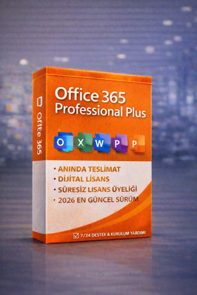 Microsoft Office 365 pro 5 cihaz süresiz 2026 - Excel , Word