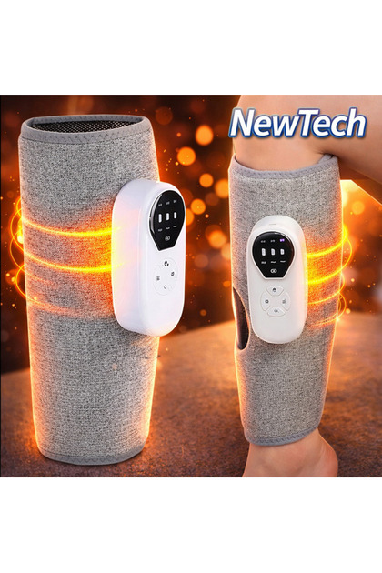Aparat Masaj Reglabil Picioare & Gambe, 6 Tipuri de Masaj, Compresie și Căldură New-Tech