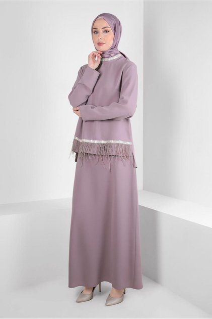 TASSEL DETAILED SKIRT SUIT 30205