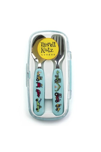 Boxed Fork and Spoon Set - Wheels