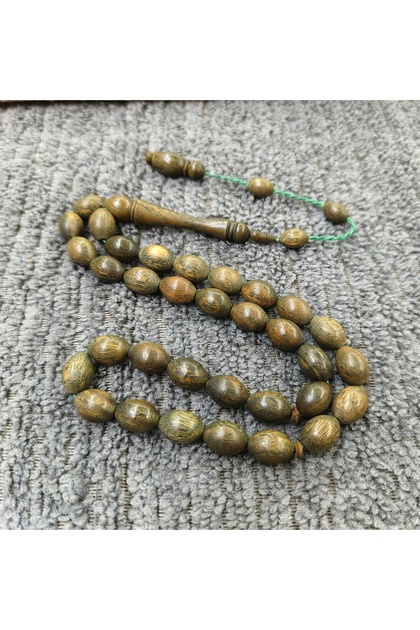 Rosewood Tree Barley Cut System Tasseled Model Rosary