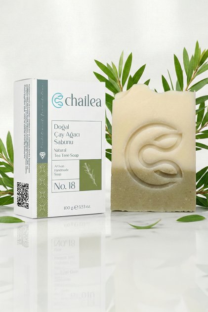 Natural Tea Tree Oil Soap Handmade Natural Acne Dandruff Acne 100 Grams