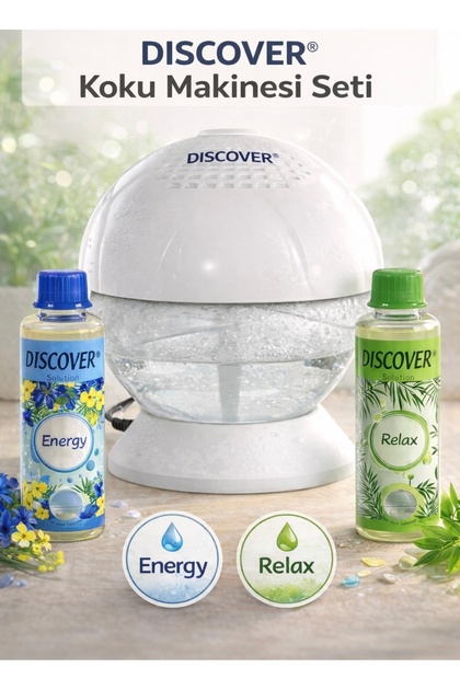 Sihirli Küre Hava Temizleme Makinesi Işıklı Küre + 1 Adet Relax + 1 Adet Energy Solüsyonu