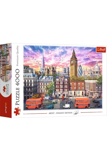 Puzzle Trefl Calatorie In Londra, 4000 piese