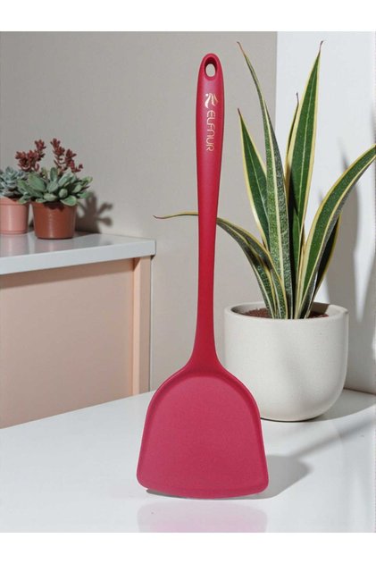 Yanmaz Yapışmaz Silikon Yumurta Ve Krep Spatulası - 32 Cm