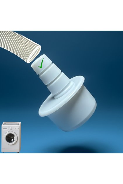 Makine Tahliye Hortum Adaptörü – 16-20-23 mm Uyumlu Çoklu Bağlantı Aparatı