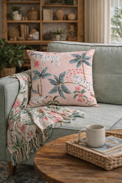 Printed Reversible Cushion Cover 6AOD34