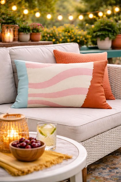 Double Sided Rectangular Throw Pillow Cover Tk17