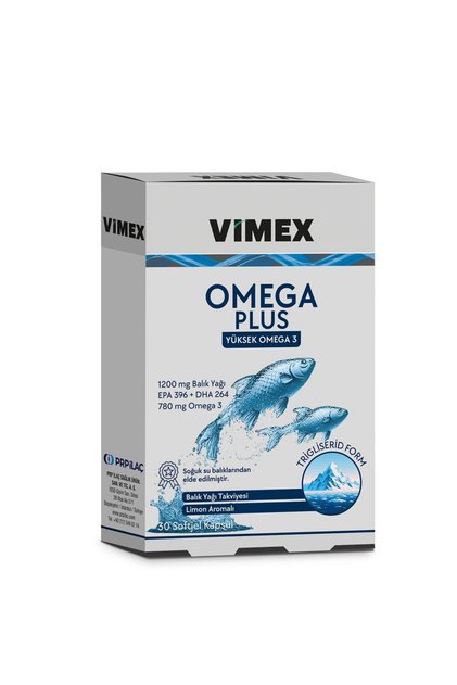 Vimex Omega Plus 30 Kapsül