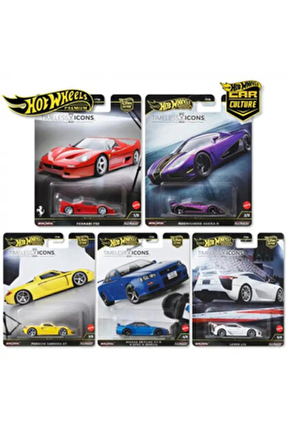HOT WHEELS Premium Modern Classics 5'li Araç Set Ferrari