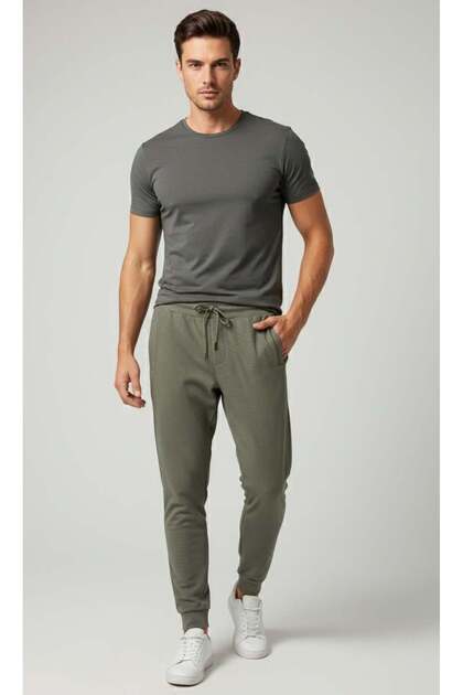 Men's Khaki Plain Bottoms