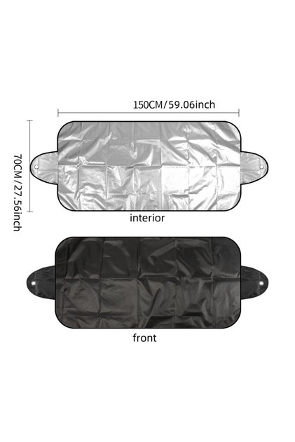 Black snow cover 1PC Car Windshield Protector Anti-falling Leaves Sun Shade Dust Frost Freezing Snow