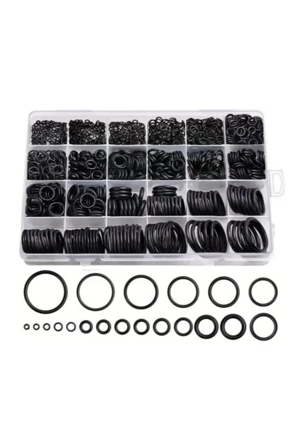 990pcs Nitrile O-Ring Gasket Assortment Kit Assorted Sizes for Plumbing Pump Repair Automo...