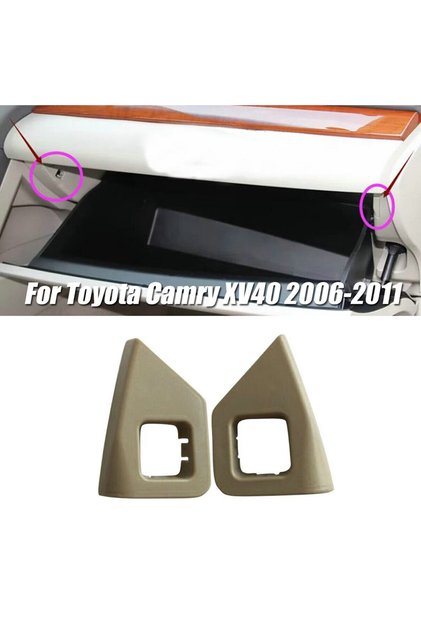 2PCS Glove Box Tool Storage Buckle For Toyota For Camry XV40 2006-2011 Glove Box Tool Storage Buc...