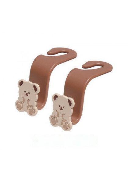 Little Bear Hook 2 2 Cute Cartoon Teddy Bears, Car Seats With Small Hooks on the Back, Multifunction