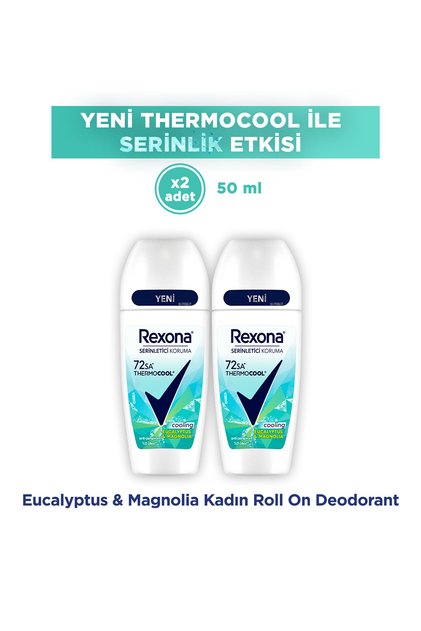 Thermocool Kadın Roll On Deodorant Eucalyptus & Magnolia 50 ml x2