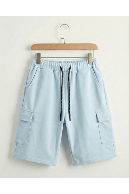 Boys' Cargo Pocket Bermuda Shorts