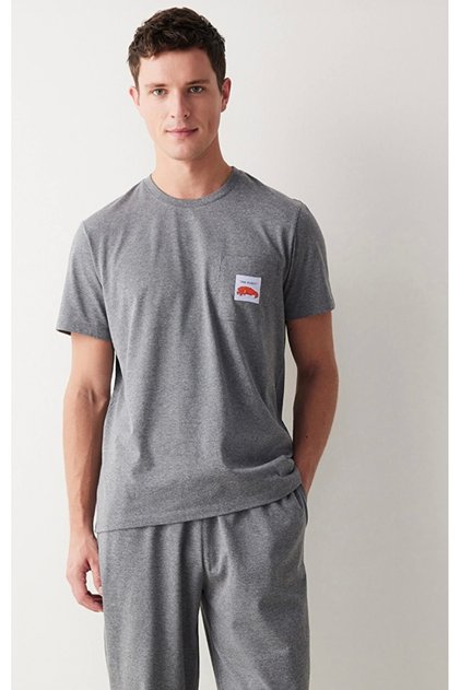 Ανδρικό σετ πιτζάμες Fox Anthracite Sort